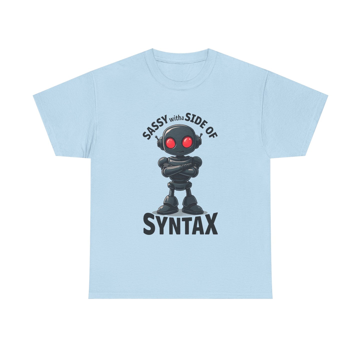 Sassy with a side of Syntax Tee | Funny AI T-Shirt for Gamers & Coders