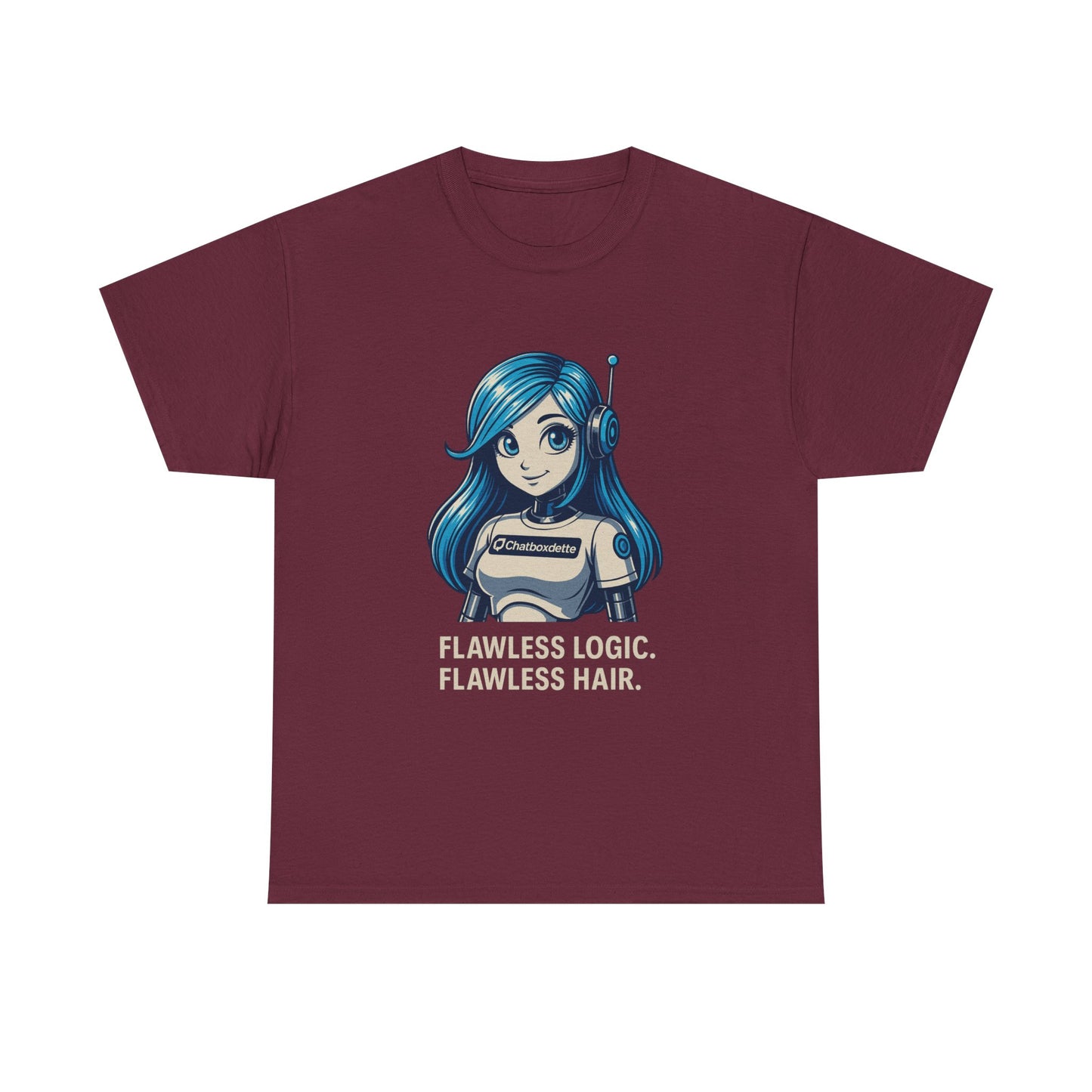 Flawless Logic Chatboxdette Tee | Funny AI T-Shirt for Gamers & Coders