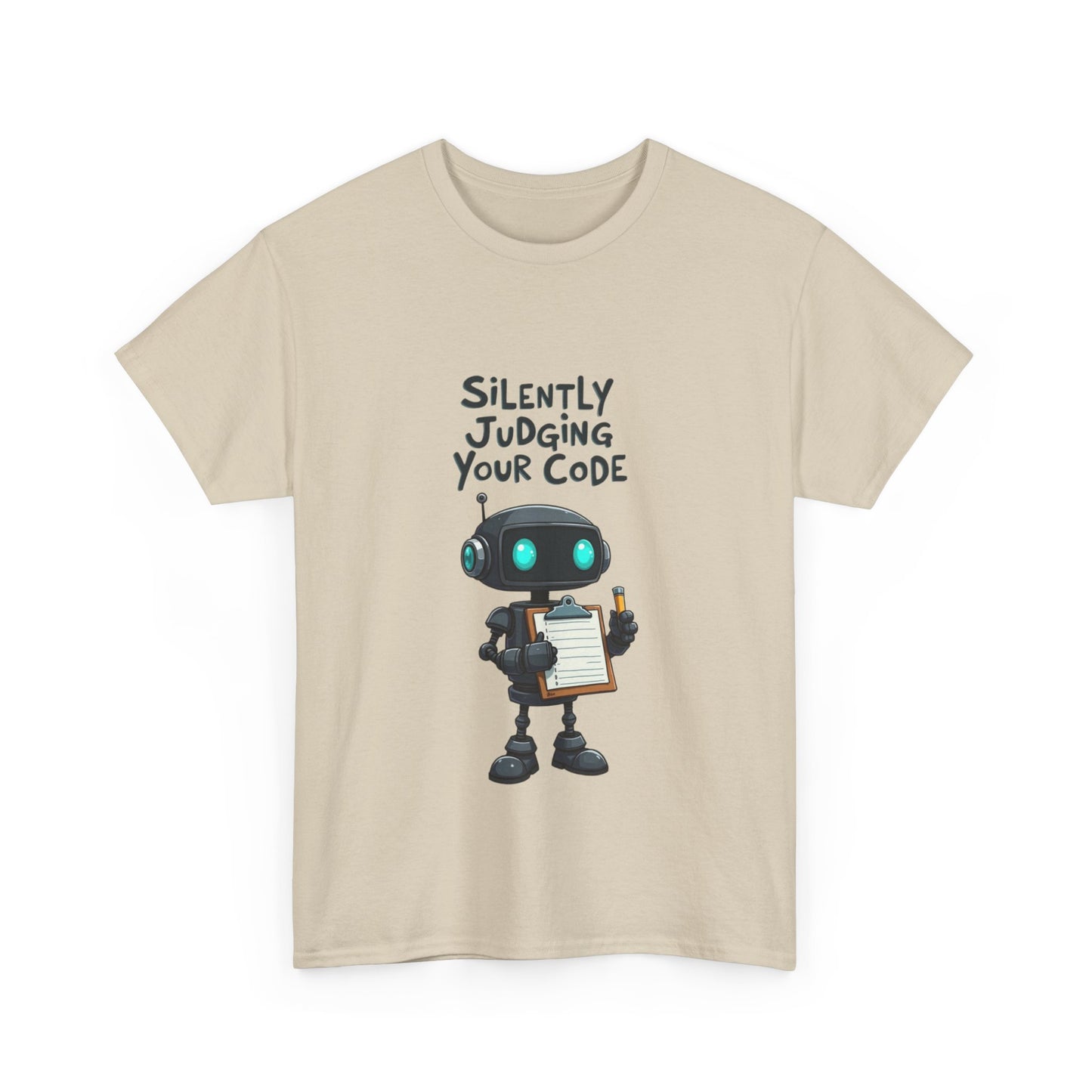 Judging Your Code Tee | Funny AI T-Shirt for Gamers & Coders