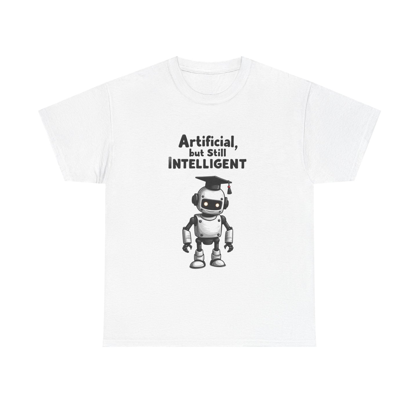 Artificial But Intelligent Tee | Funny AI T-Shirt for Gamers & Coders