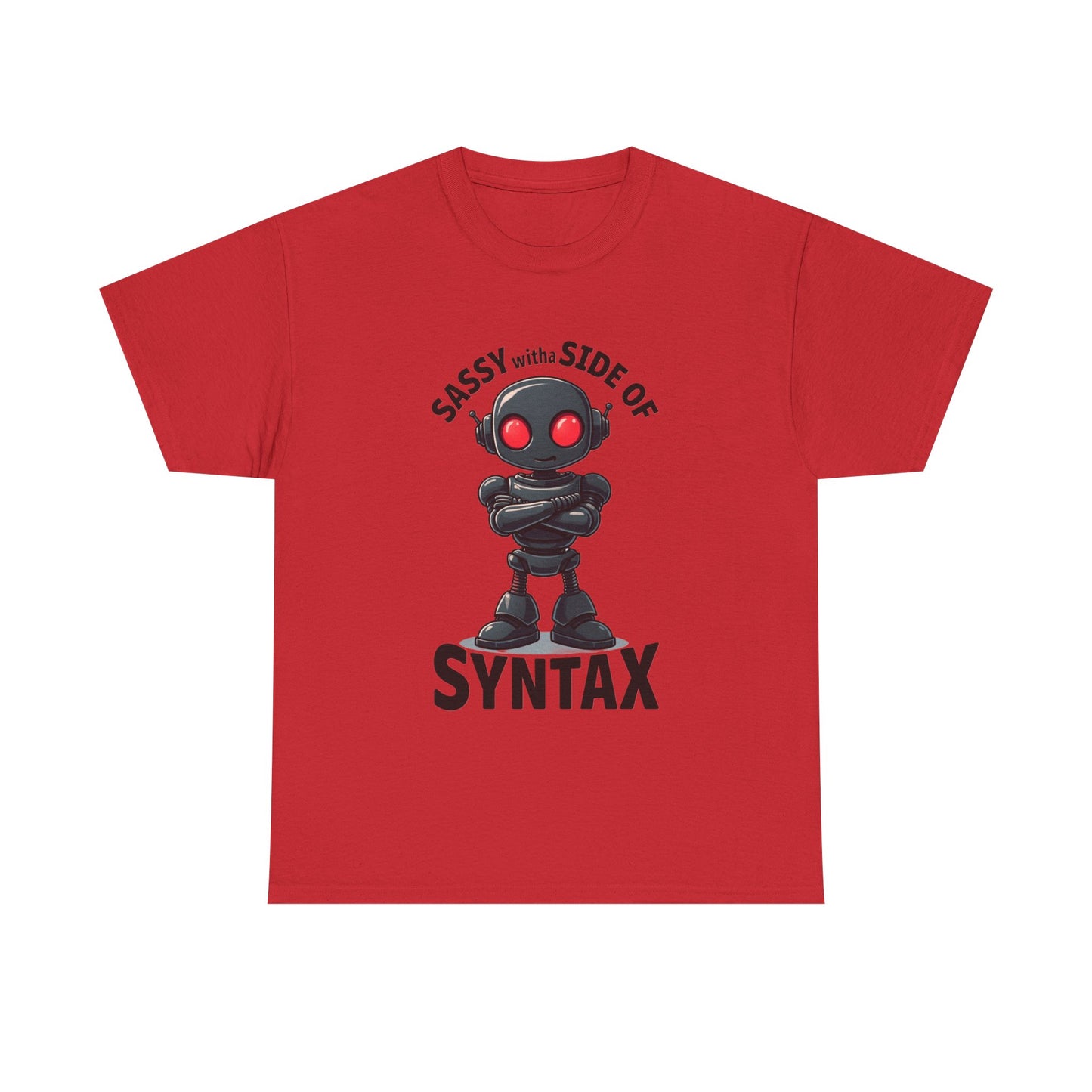 Sassy with a side of Syntax Tee | Funny AI T-Shirt for Gamers & Coders