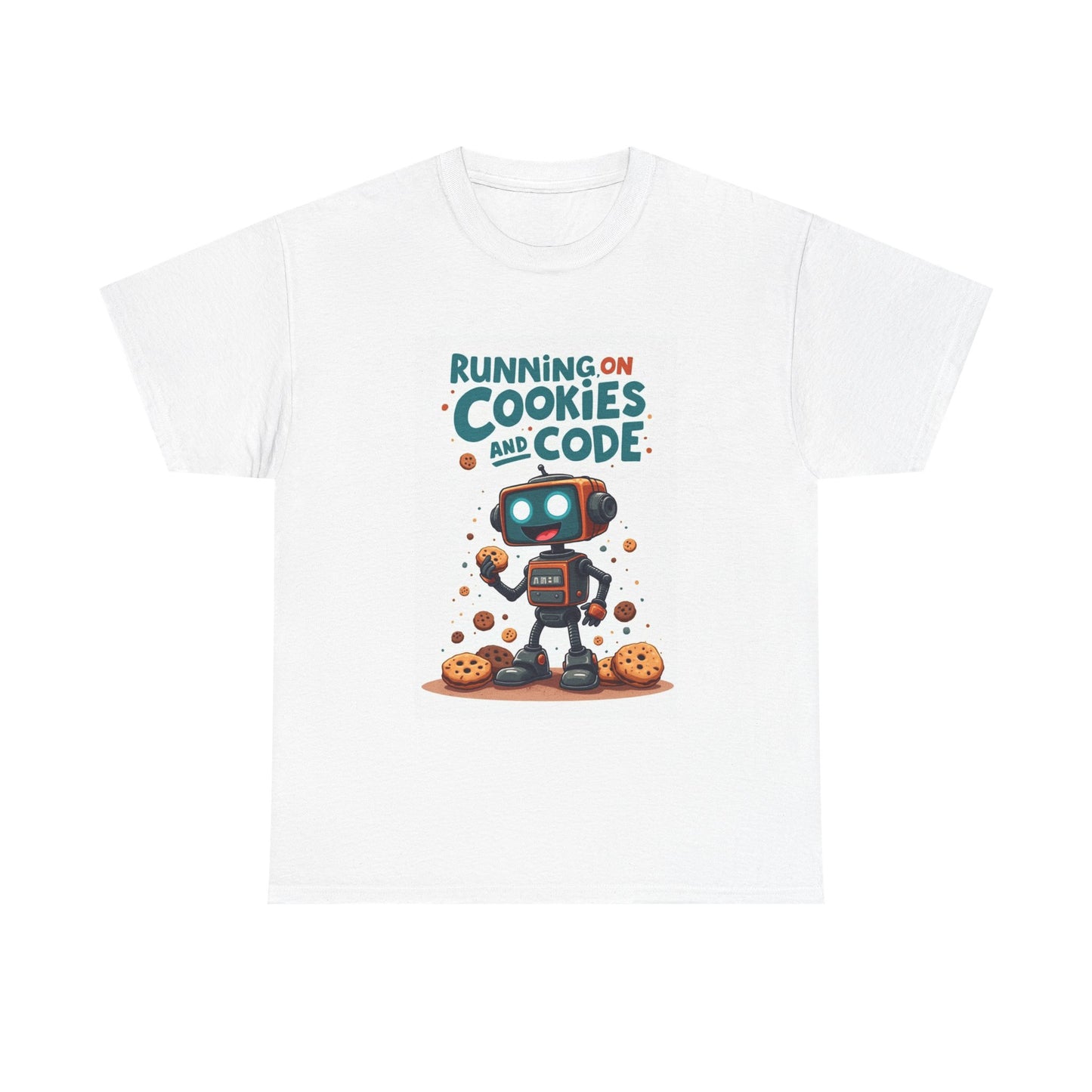 Cookies and Code Tee | Funny AI T-Shirt for Gamers & Coders