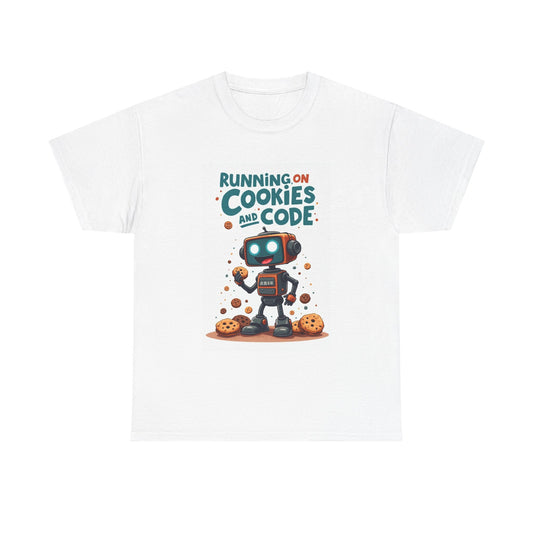 Cookies and Code Tee | Funny AI T-Shirt for Gamers & Coders