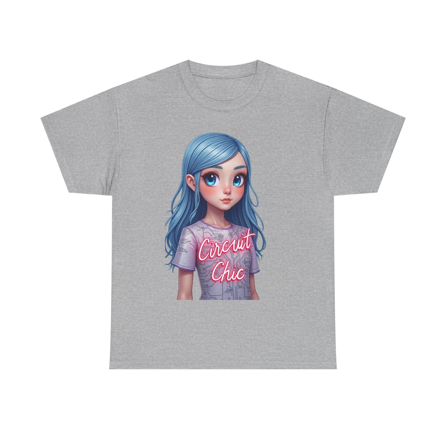 Circuit Chic Tee | Funny AI T-Shirt for Gamers & Coders