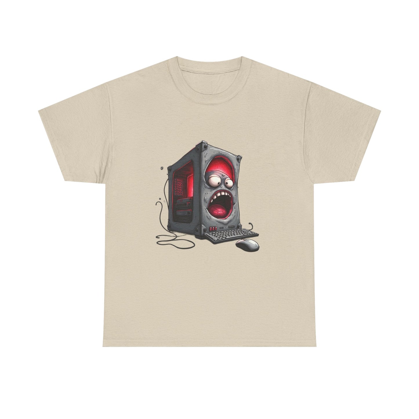 Monster Computer Tee  | Funny AI T-Shirt for Gamers & Coders