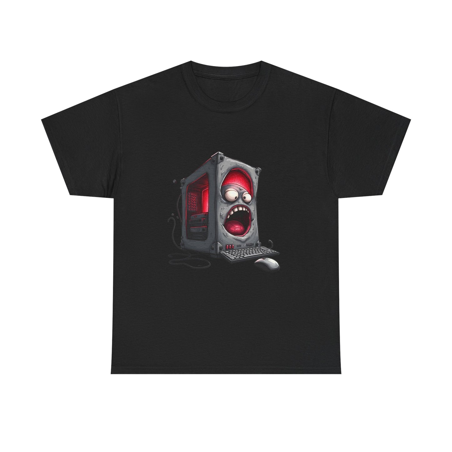 Monster Computer Tee  | Funny AI T-Shirt for Gamers & Coders