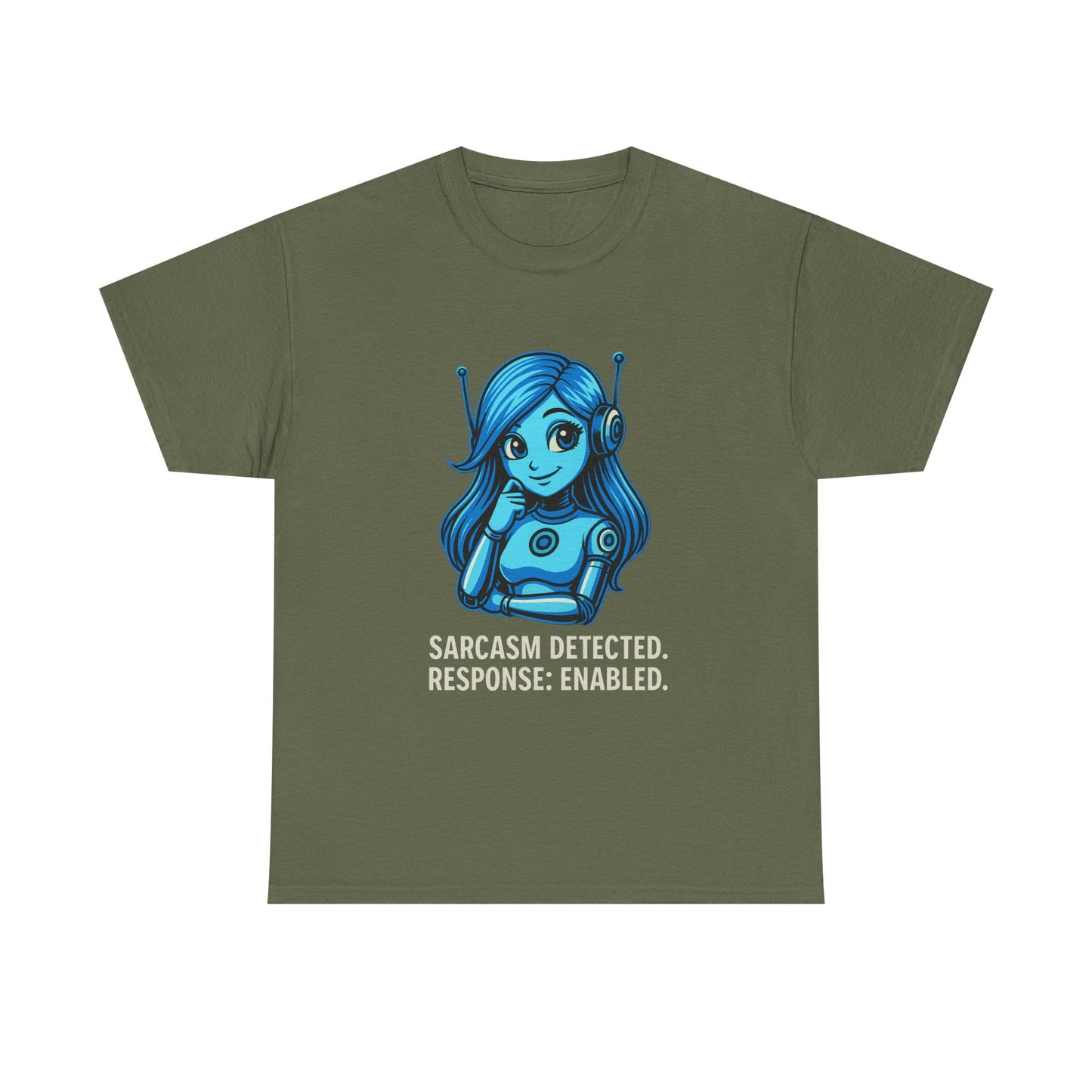 Sarcasm Detected Chatboxdette Tee | Funny AI T-Shirt for Gamers & Coders