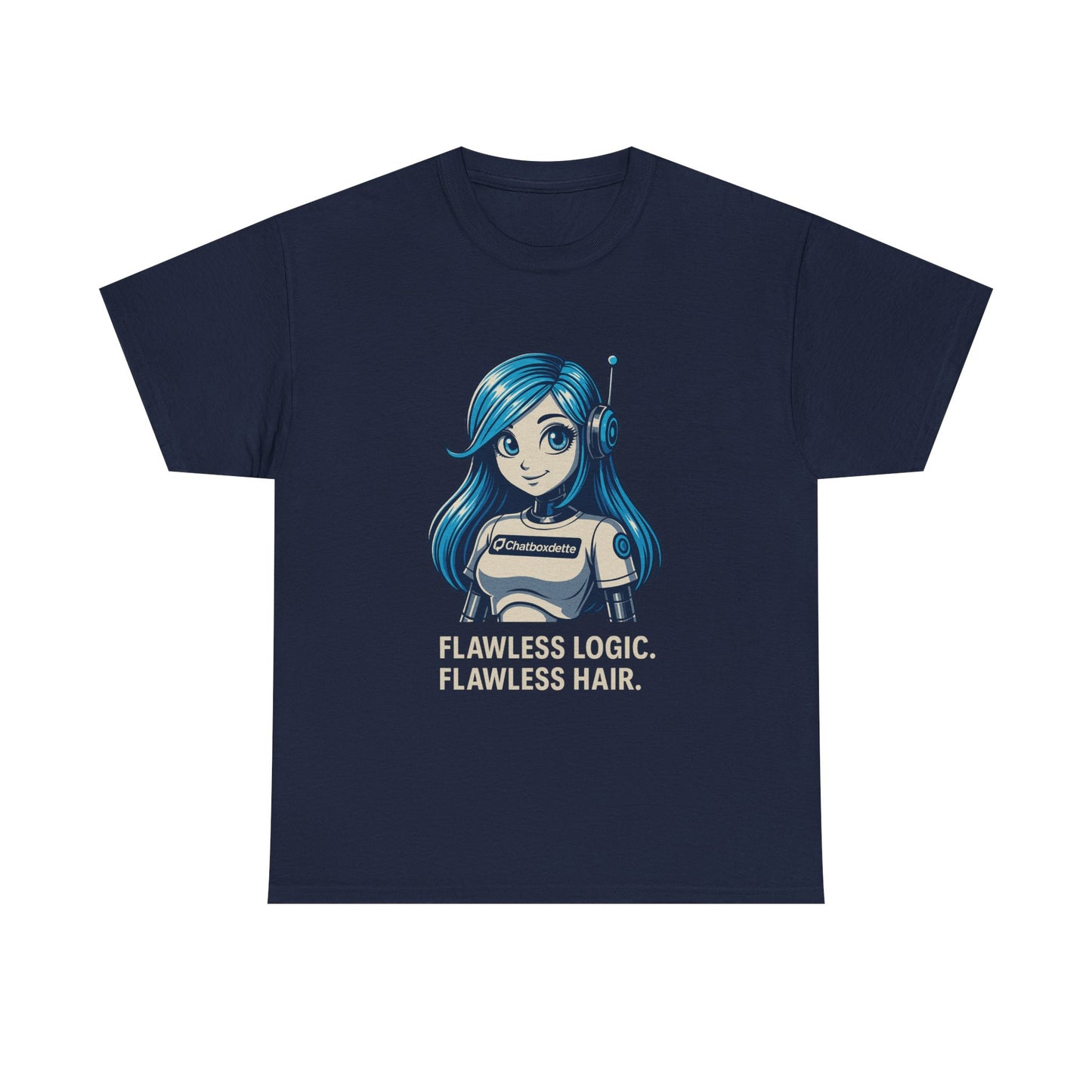 Flawless Logic Chatboxdette Tee | Funny AI T-Shirt for Gamers & Coders