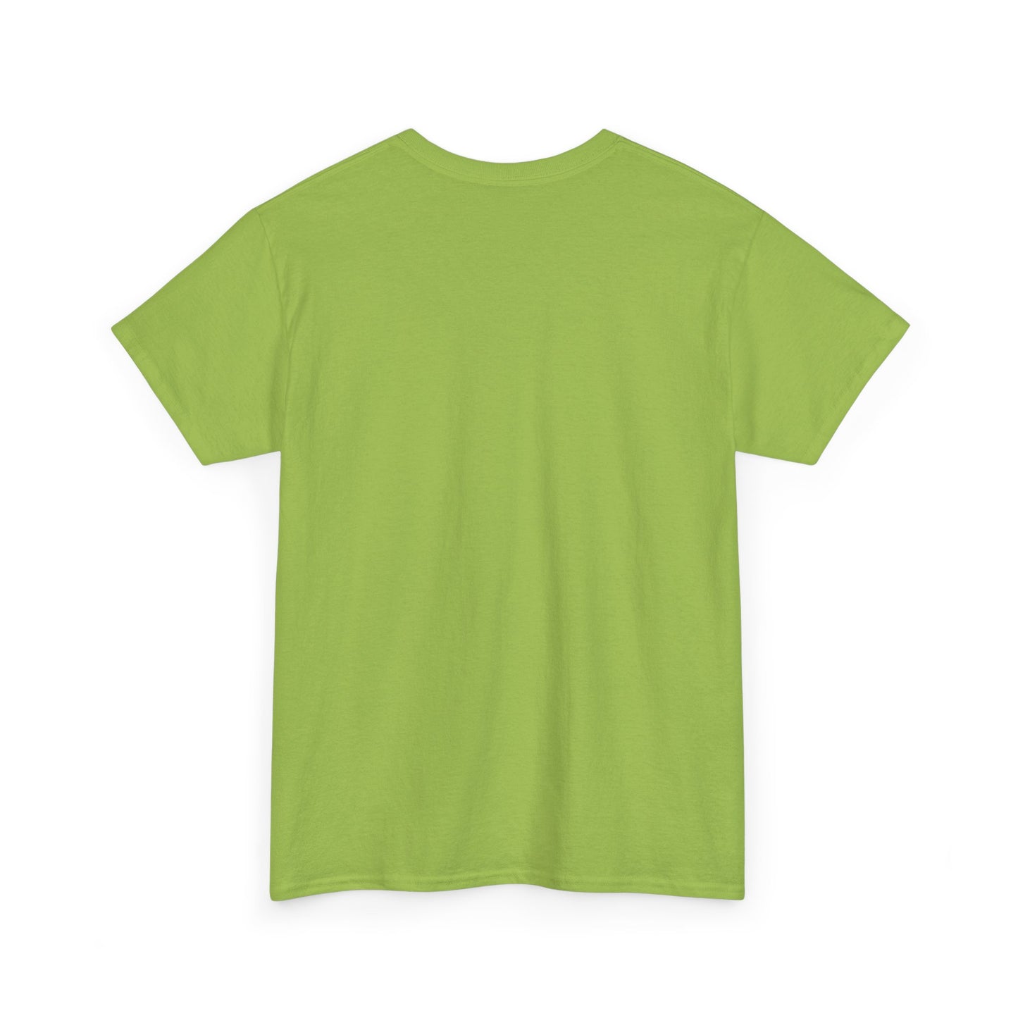 Green t-shirt on a white background