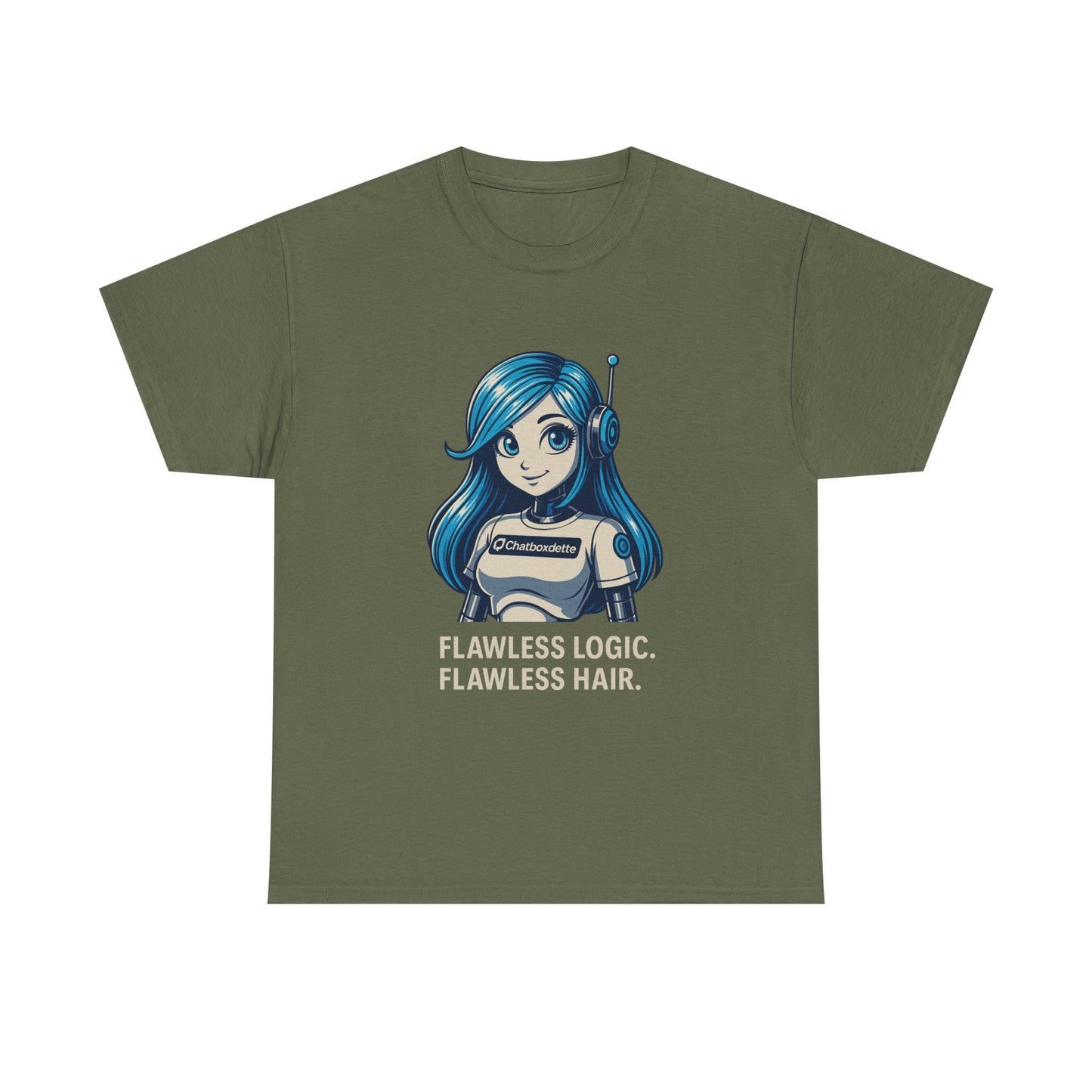 Flawless Logic Chatboxdette Tee | Funny AI T-Shirt for Gamers & Coders