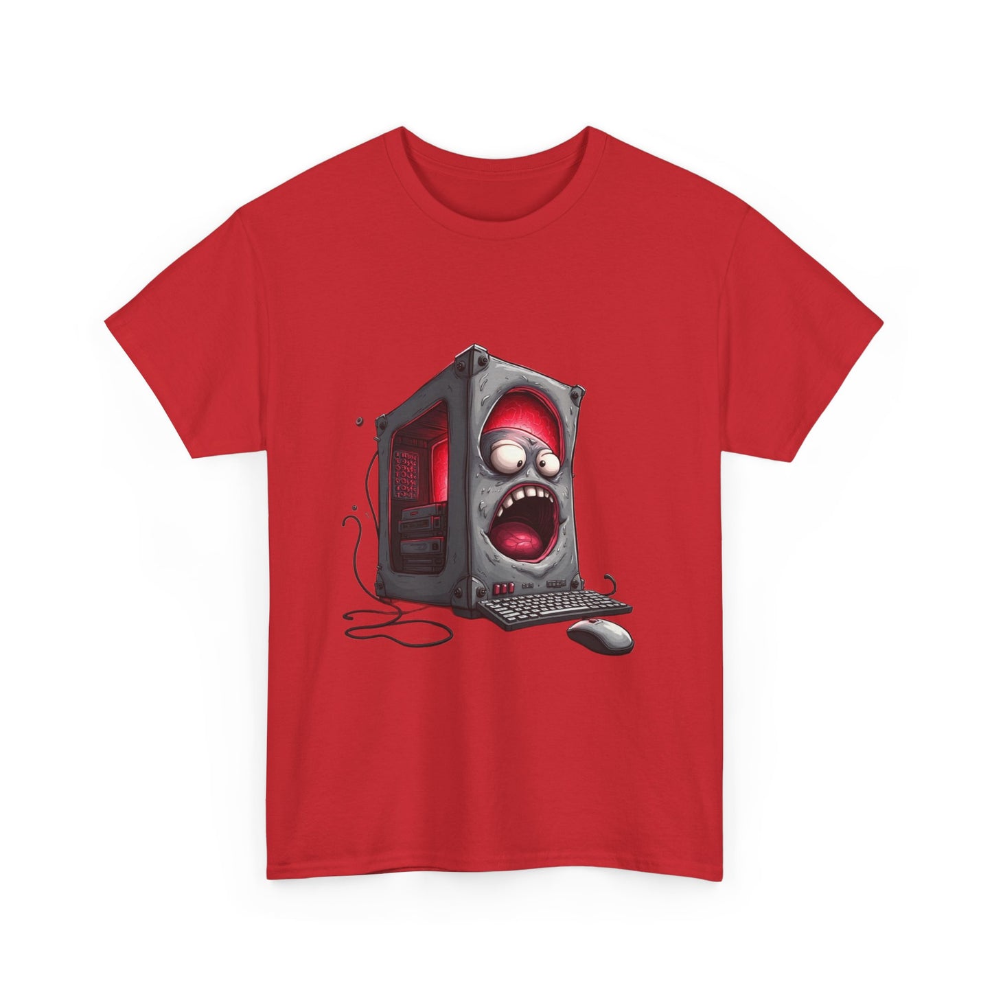 Monster Computer Tee  | Funny AI T-Shirt for Gamers & Coders