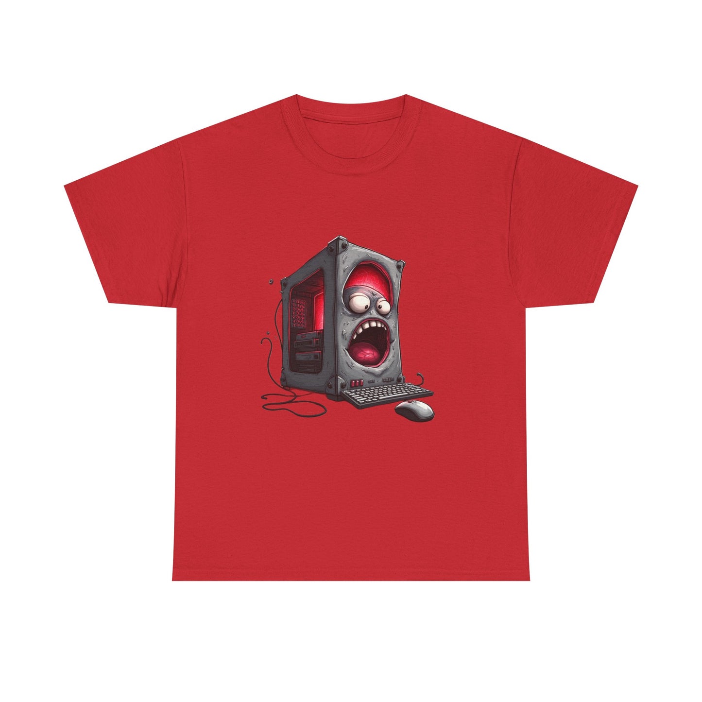 Monster Computer Tee  | Funny AI T-Shirt for Gamers & Coders