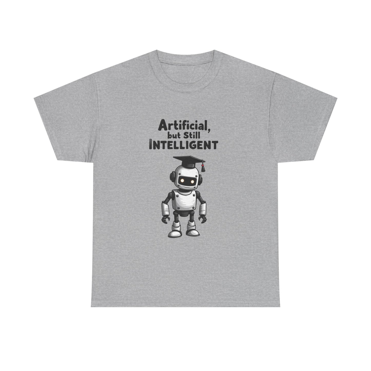 Artificial But Intelligent Tee  | Funny AI T-Shirt for Gamers & Coders