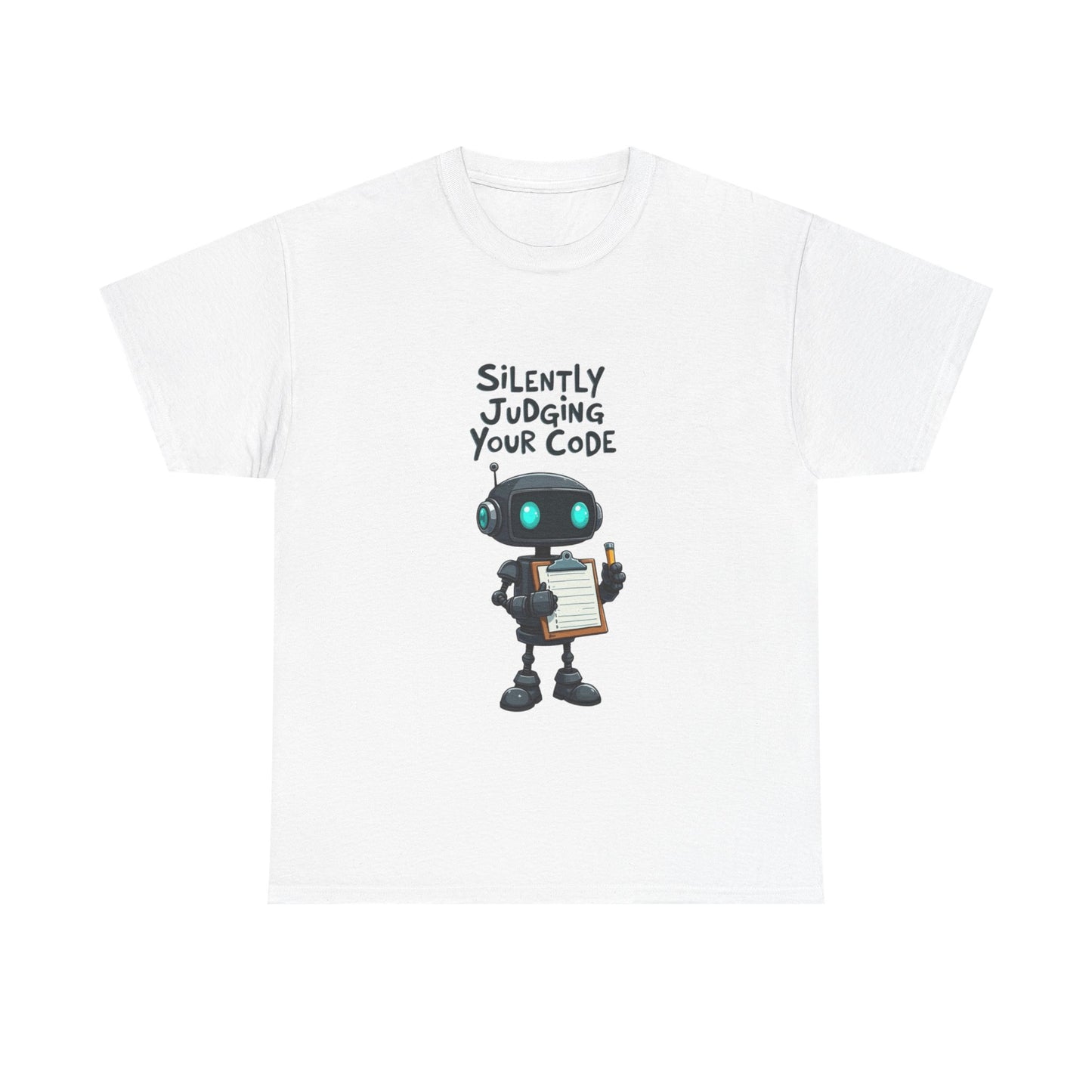 Judging Your Code Tee  | Funny AI T-Shirt for Gamers & Coders