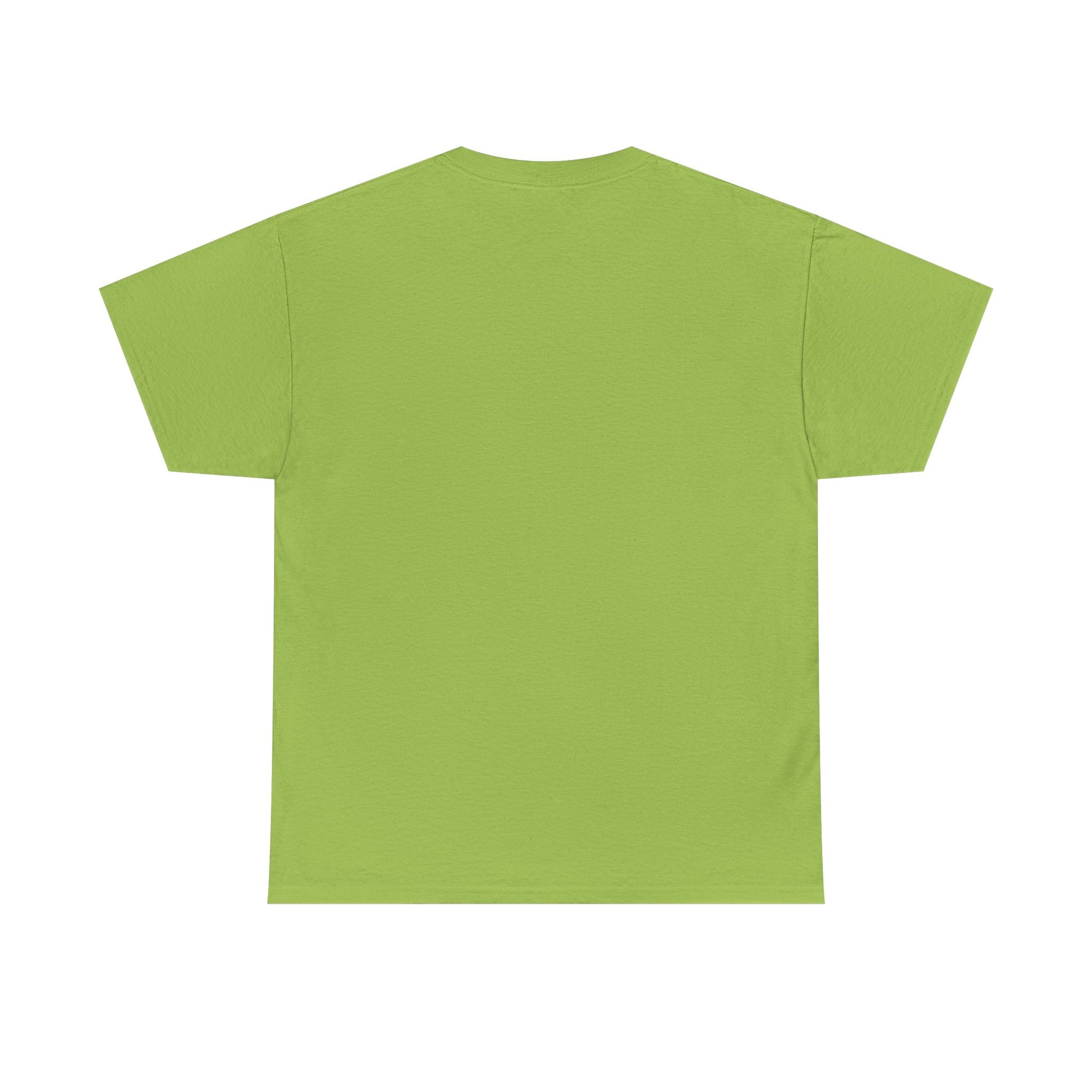 Green t-shirt on a white background
