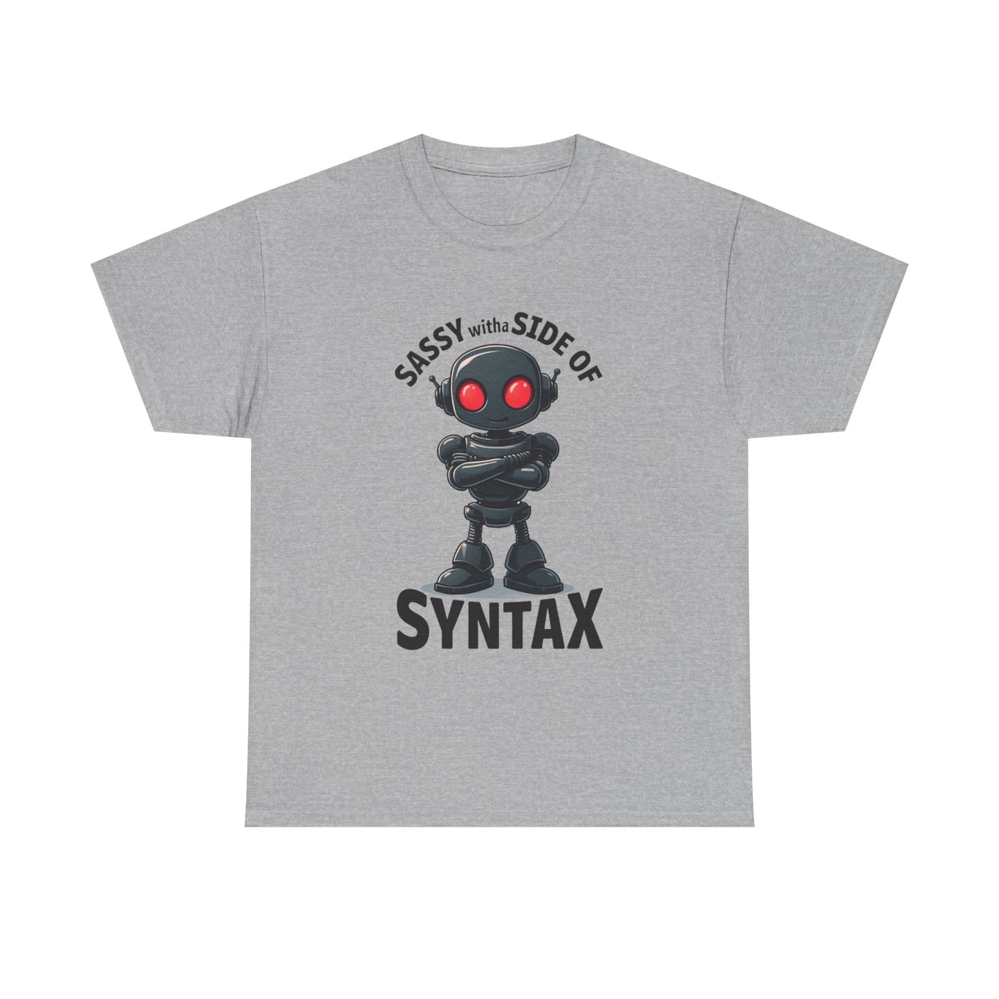 Sassy with a side of Syntax Tee | Funny AI T-Shirt for Gamers & Coders