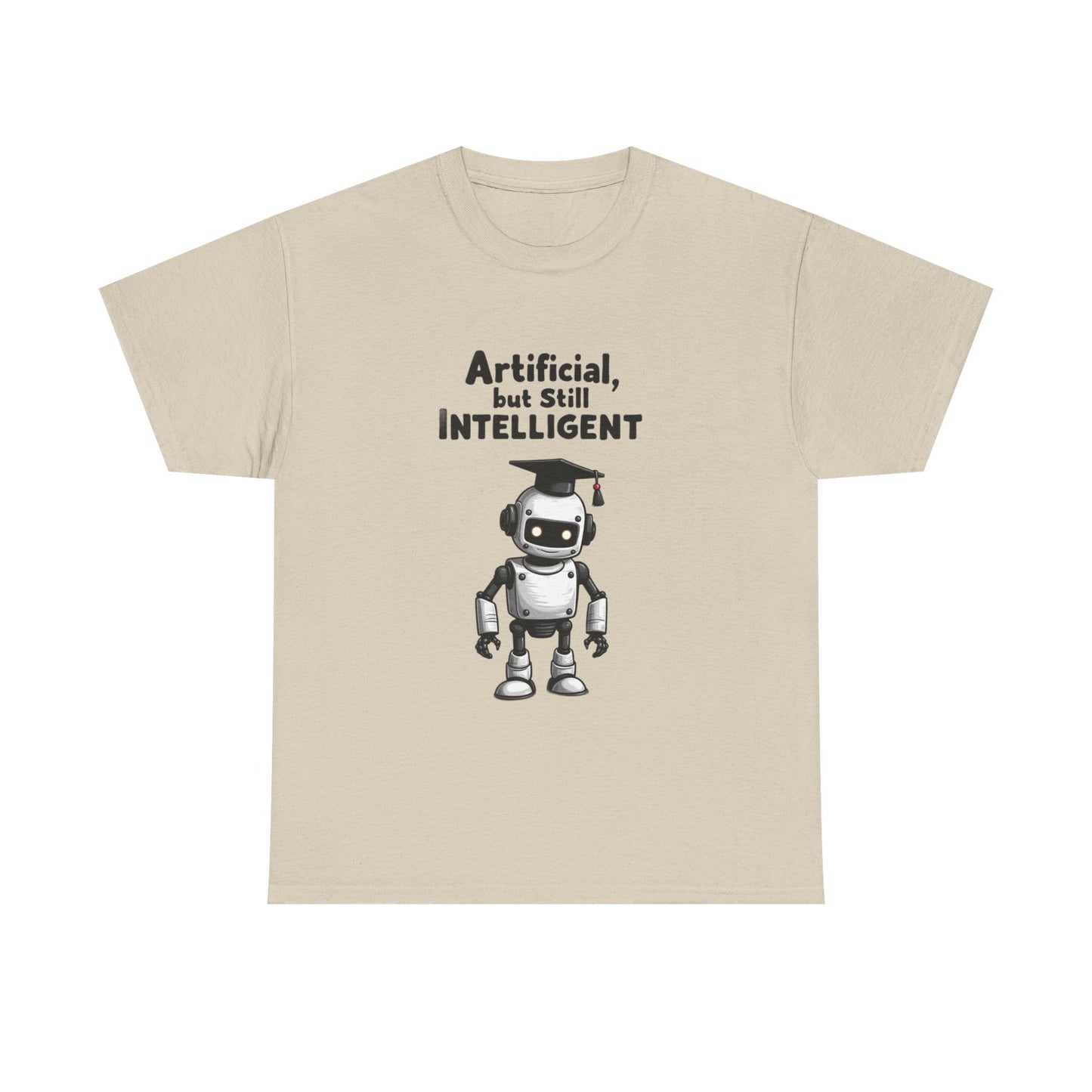 Artificial But Intelligent Tee  | Funny AI T-Shirt for Gamers & Coders