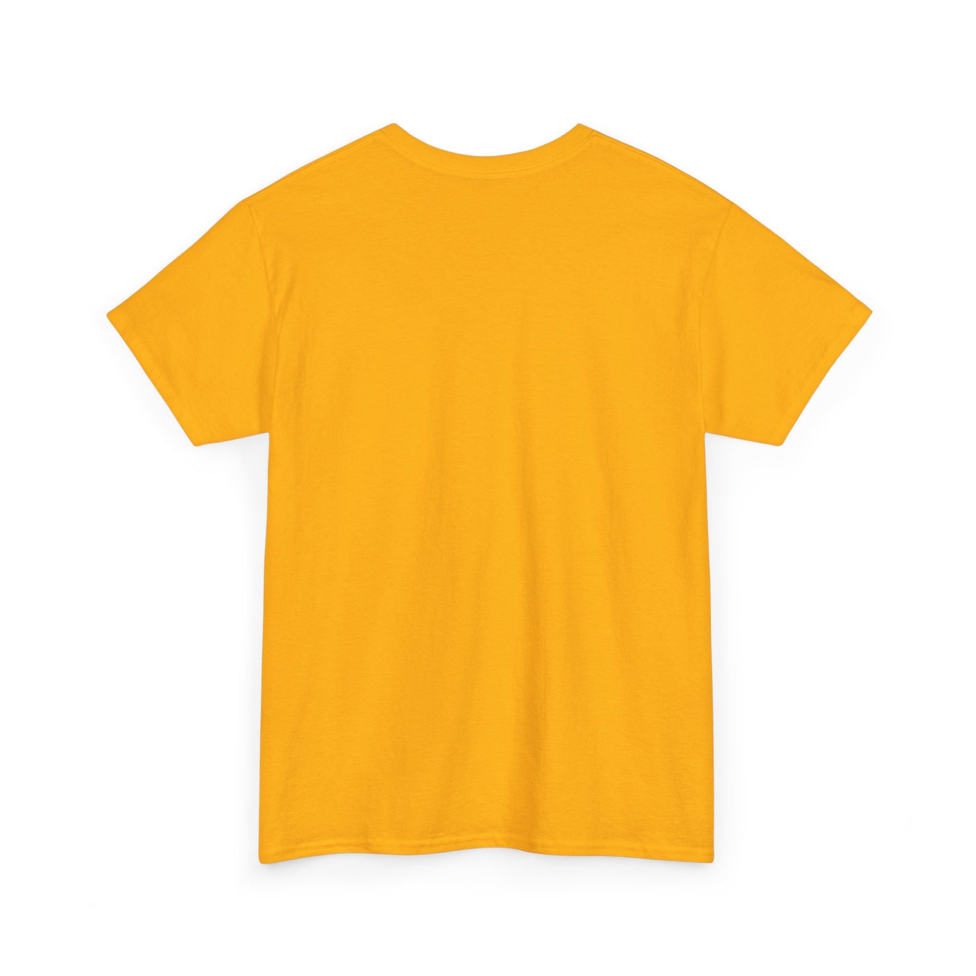 Yellow t-shirt on a white background