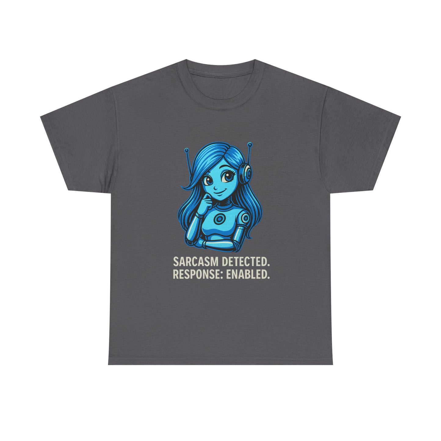 Sarcasm Detected Chatboxdette Tee | Funny AI T-Shirt for Gamers & Coders