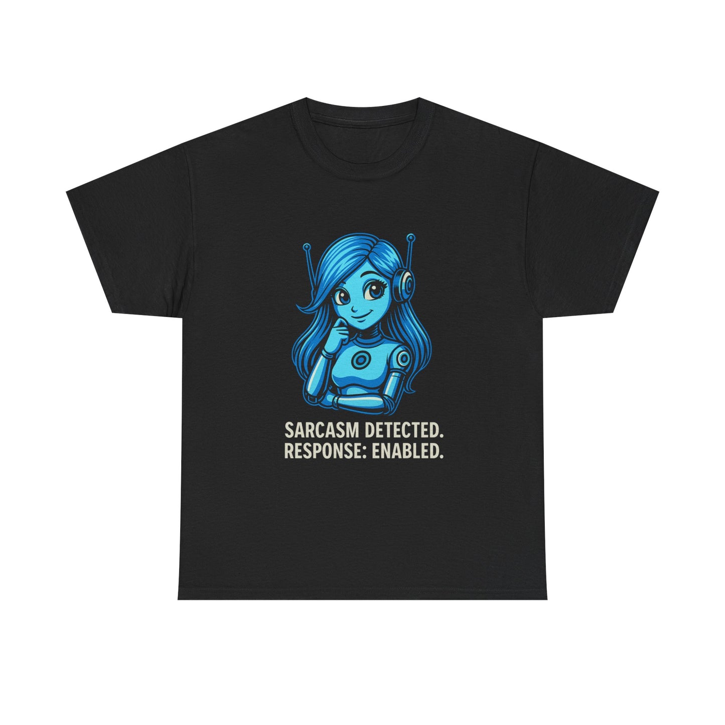 Sarcasm Detected Chatboxdette Tee | Funny AI T-Shirt for Gamers & Coders
