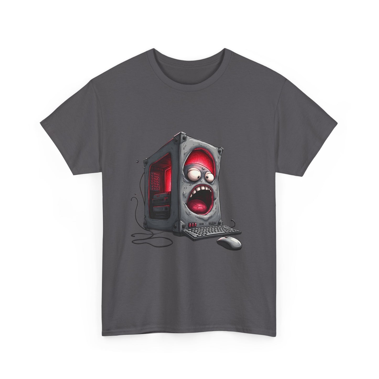 Monster Computer Tee  | Funny AI T-Shirt for Gamers & Coders