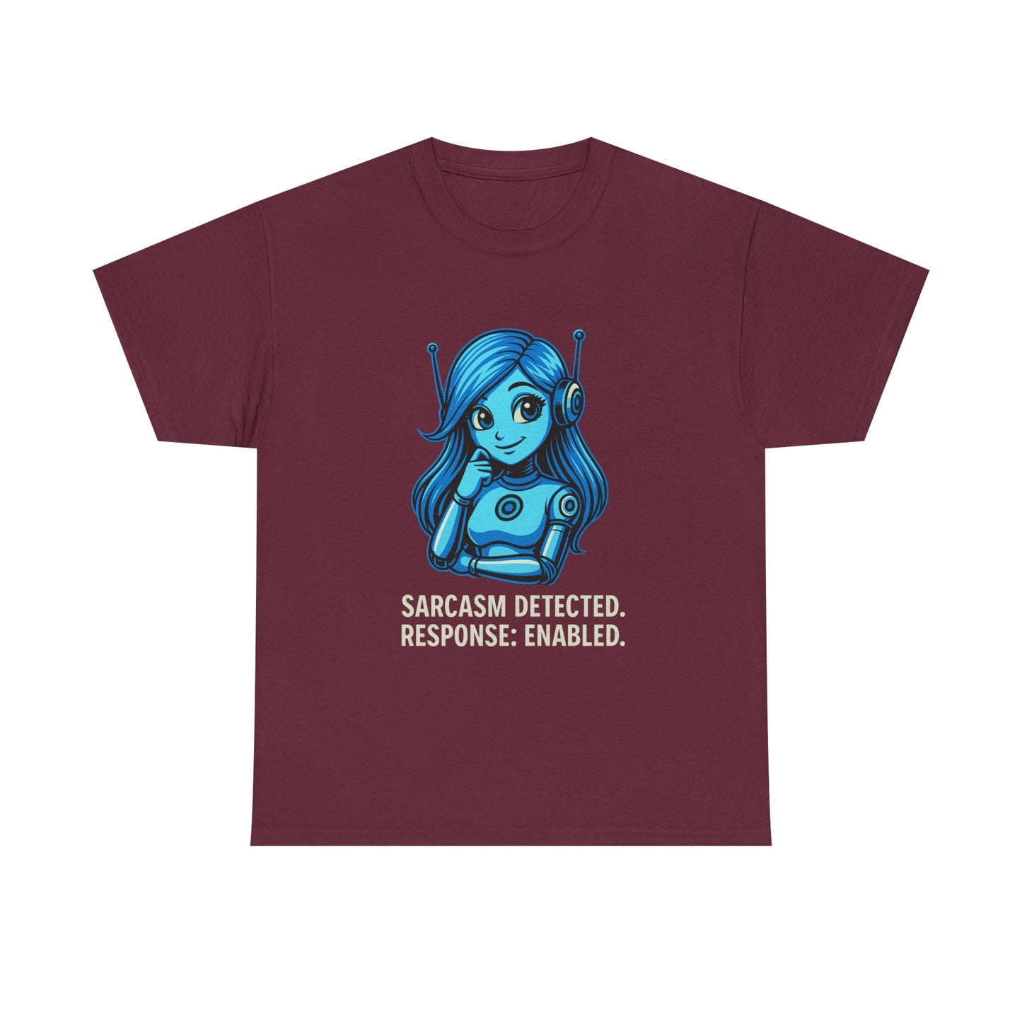 Sarcasm Detected Chatboxdette Tee | Funny AI T-Shirt for Gamers & Coders