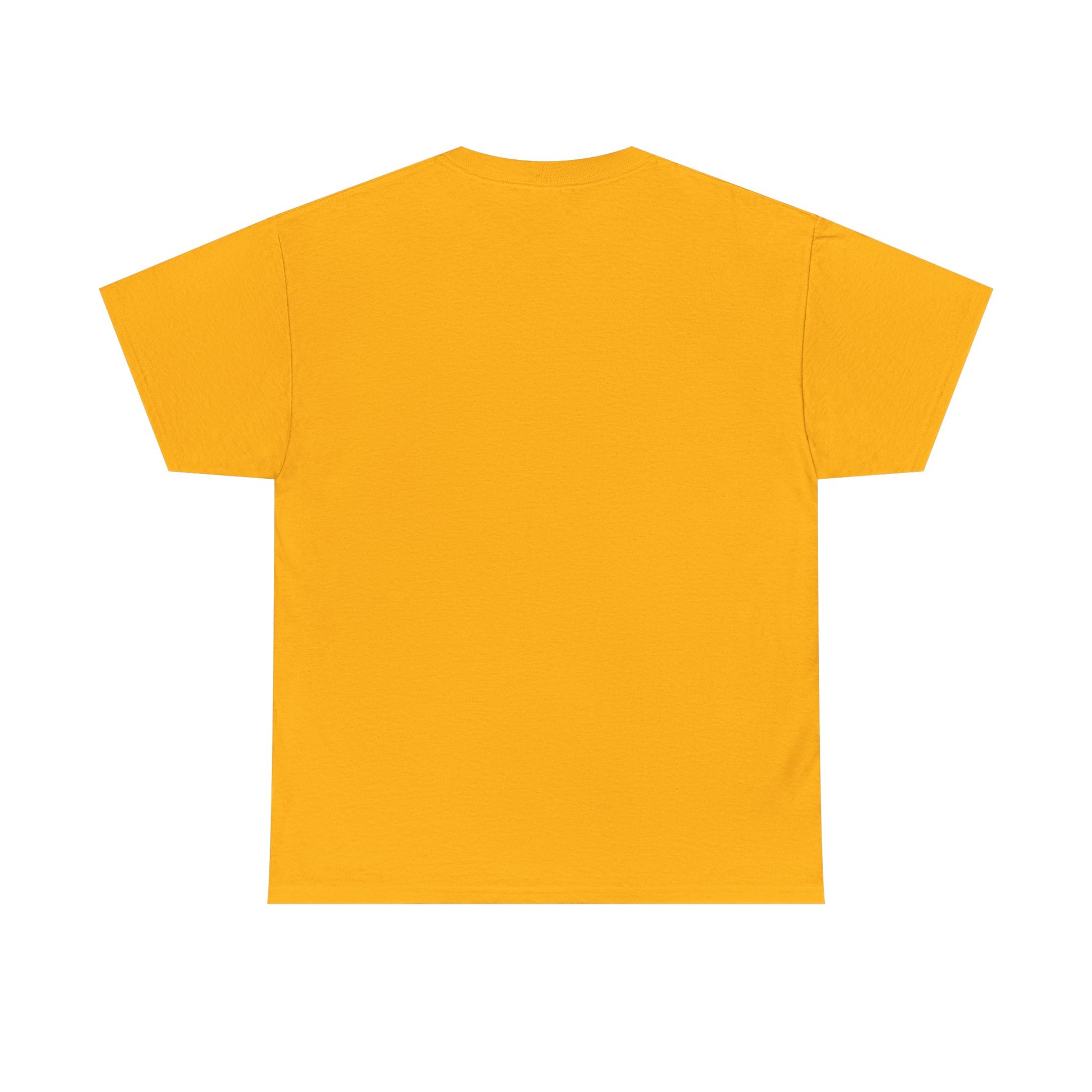 Yellow t-shirt on a white background