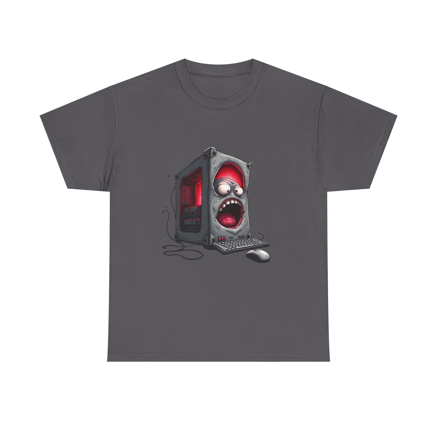 Monster Computer Tee  | Funny AI T-Shirt for Gamers & Coders