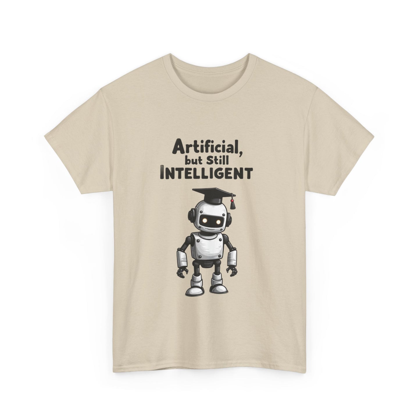 Artificial But Intelligent Tee  | Funny AI T-Shirt for Gamers & Coders