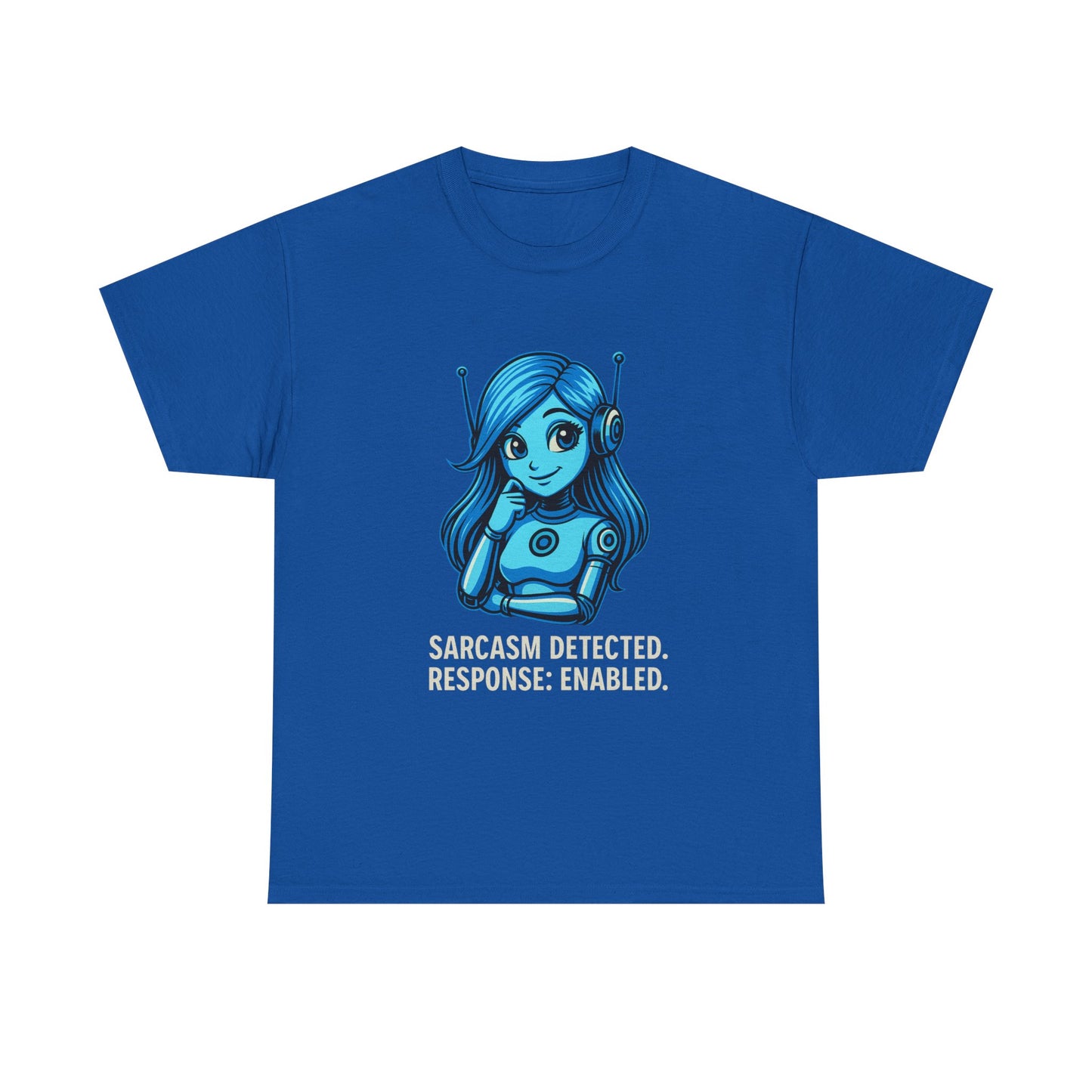 Sarcasm Detected Chatboxdette Tee | Funny AI T-Shirt for Gamers & Coders