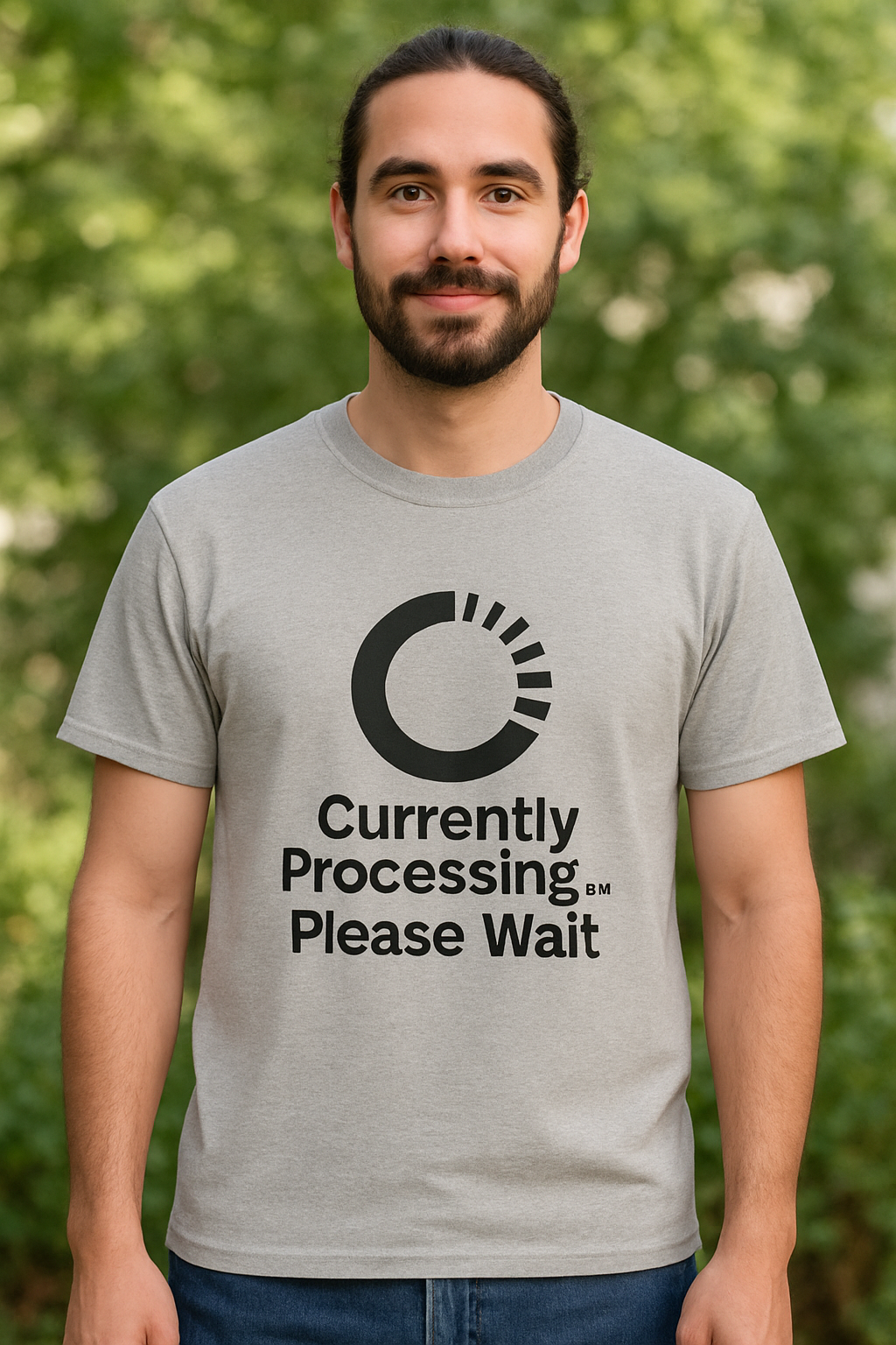 Currently Processing Tee  | Funny AI T-Shirt for Gamers & Coders