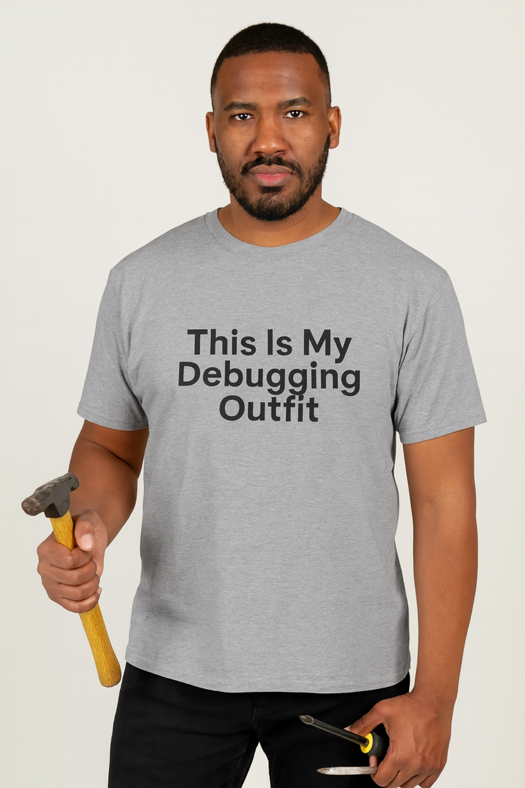 Debugging Outfit Tee  | Funny AI T-Shirt for Gamers & Coders