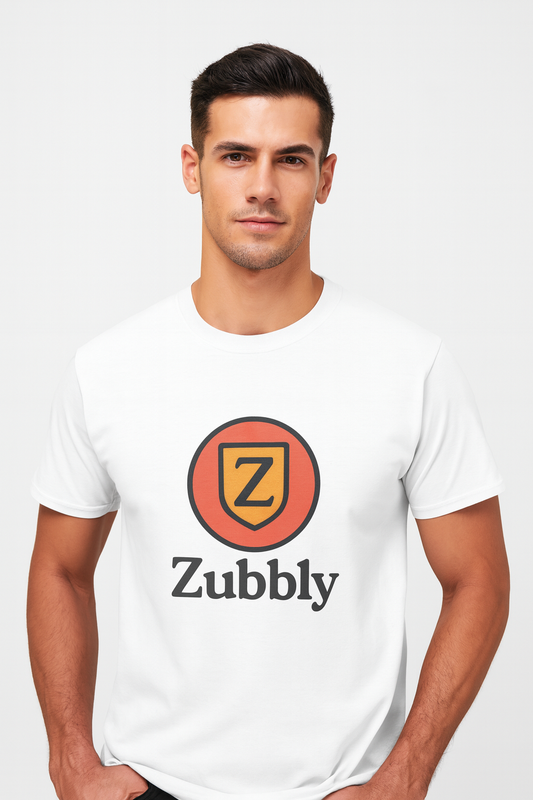 Zubbly Logo Tee  | Funny AI T-Shirt for Gamers & Coders