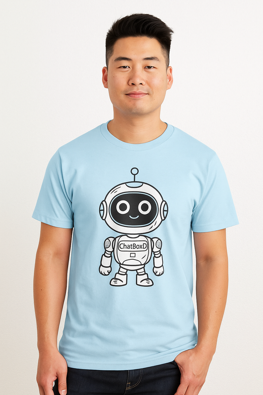 Chatboxd Robot Tee  | Funny AI T-Shirt for Gamers & Coders