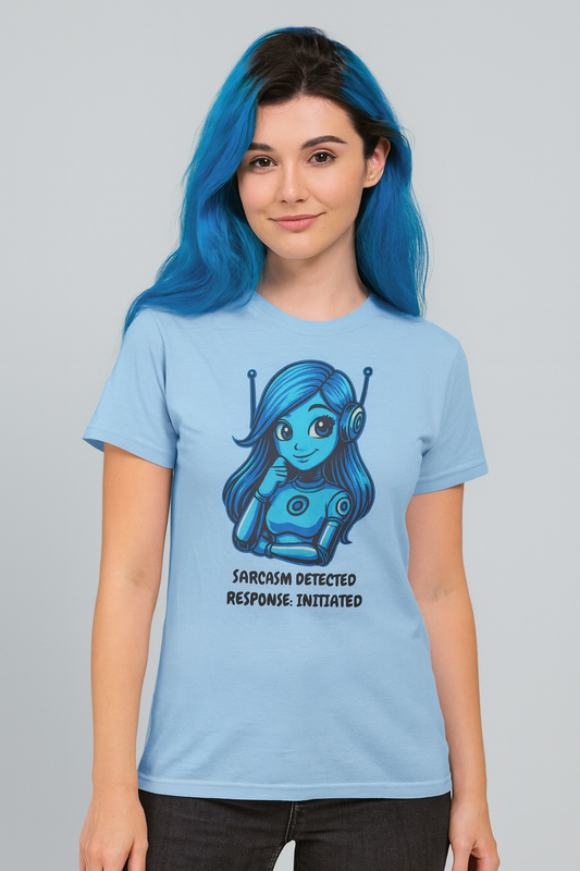 Sarcasm Detected 2 Chatboxdette Tee | Funny AI T-Shirt for Gamers & Coders