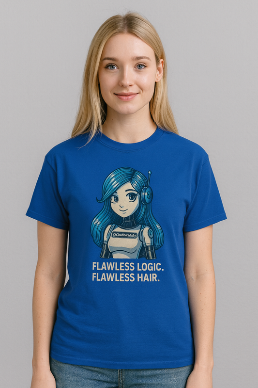 Flawless Logic Chatboxdette Tee | Funny AI T-Shirt for Gamers & Coders